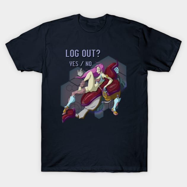 Log Out? T-Shirt by EnegDesign